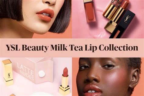 milk tea lip collection ysl|Get To Know The New YSL Beauty Milk Tea Lip Summer 2020 .